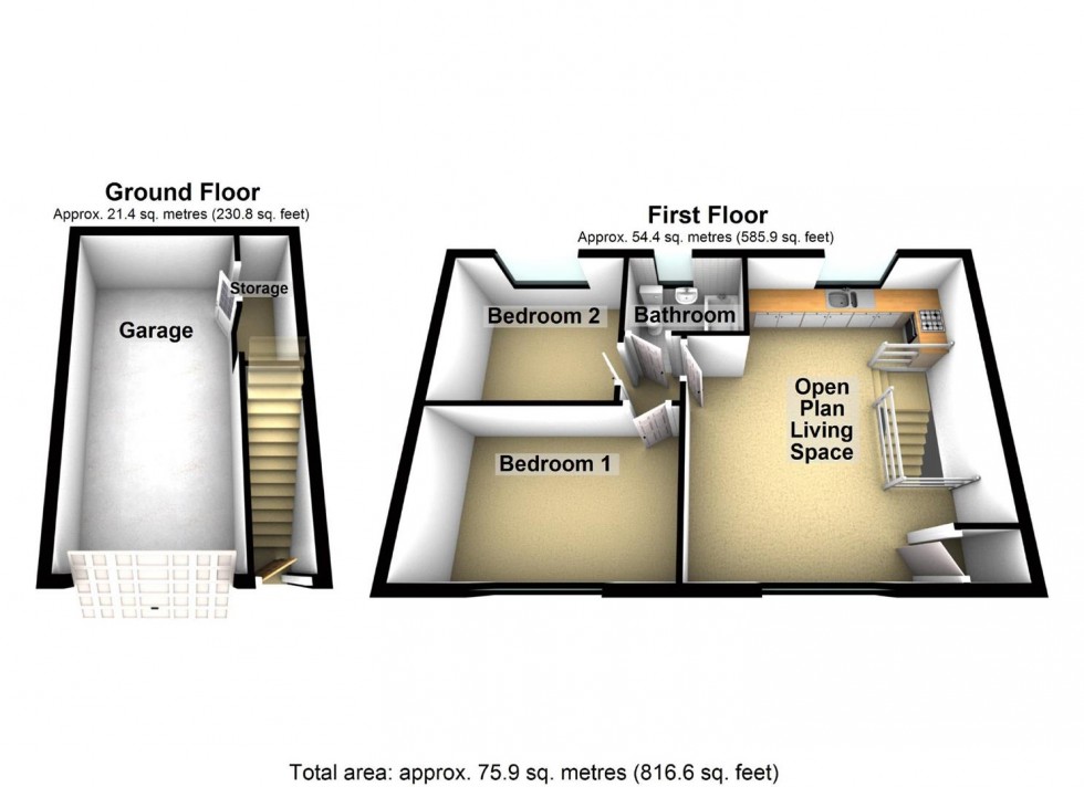 Floorplan for Sulgrave Way, Wellingborough