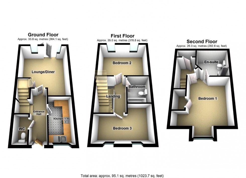 Floorplan for Oak Mews Rushden