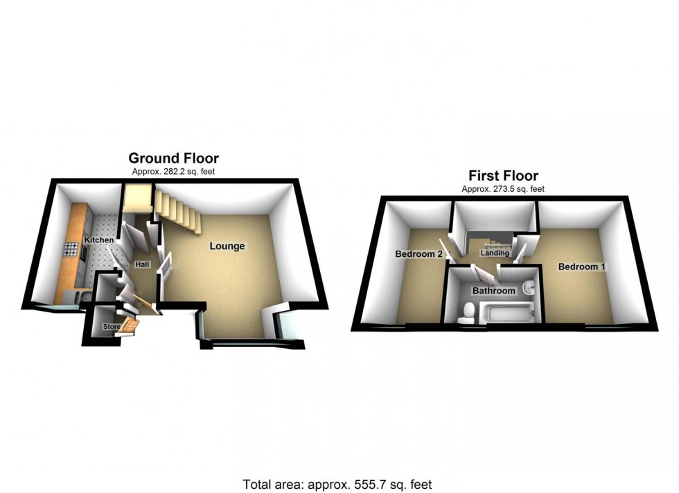 Floorplan for 12 Leyland ViewWellingboroughNorthants