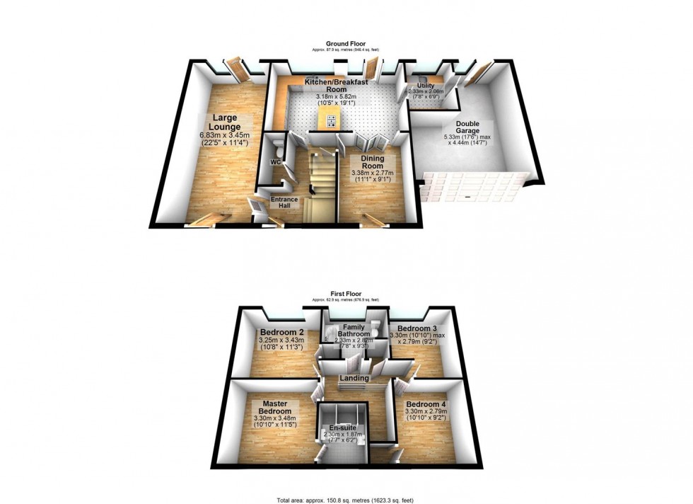 Floorplan for Holly Walk, Finedon, Wellingborough