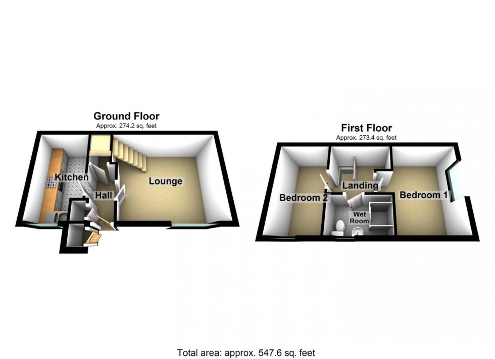 Floorplan for Senwick Drive, Wellingborough