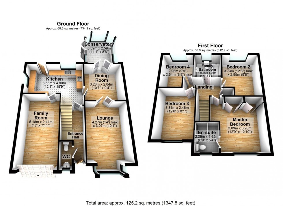 Floorplan for Hidcote Close, Wellingborough