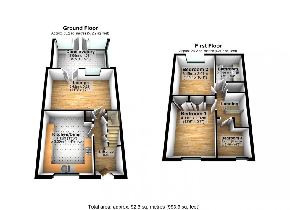 Floorplan for Archfield, Wellingborough