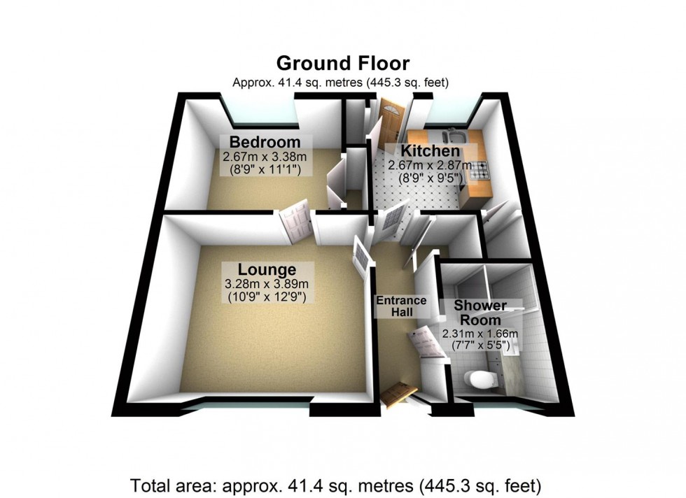 Floorplan for Millers Park, Wellingborough