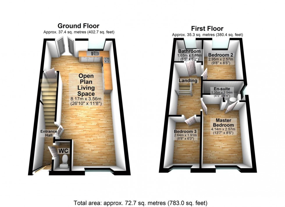 Floorplan for Mercury Road, Wellingborough