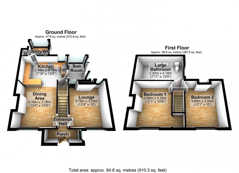 Floorplan for North Street, Wellingborough