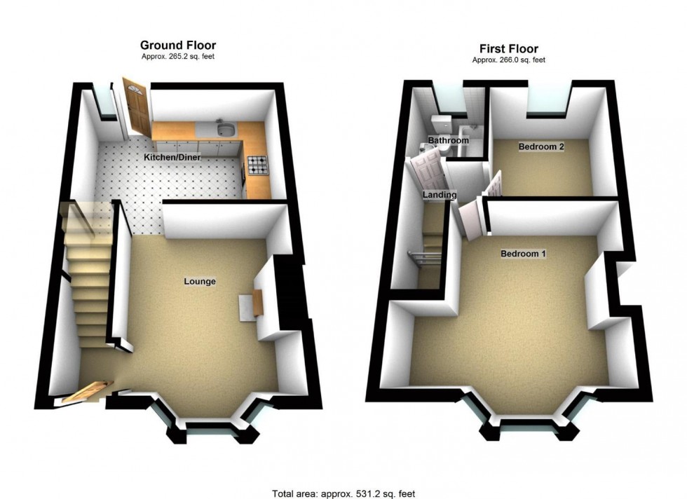 Floorplan for 14 Leys RoadWellingboroughNorthants