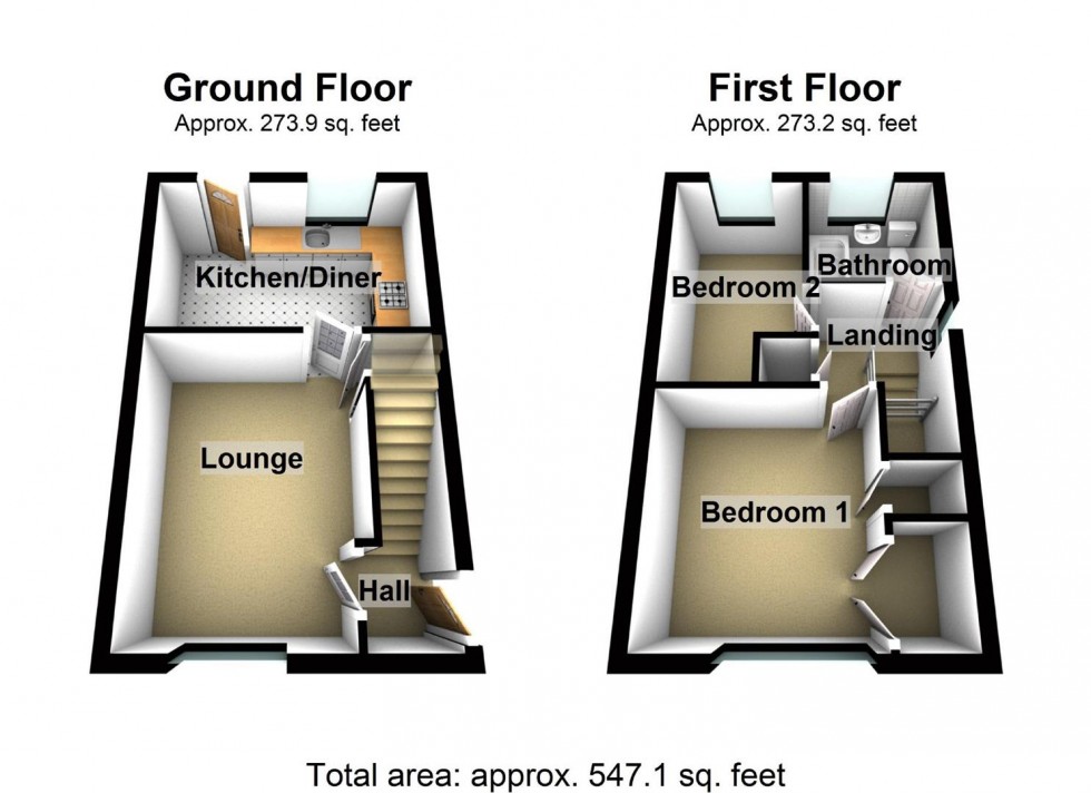 Floorplan for Elizabeth Close, Wellingborough