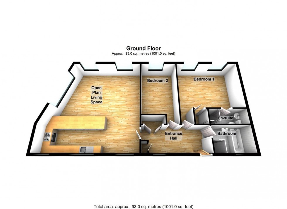 Floorplan for Hope Court, Hope Street, Bozeat