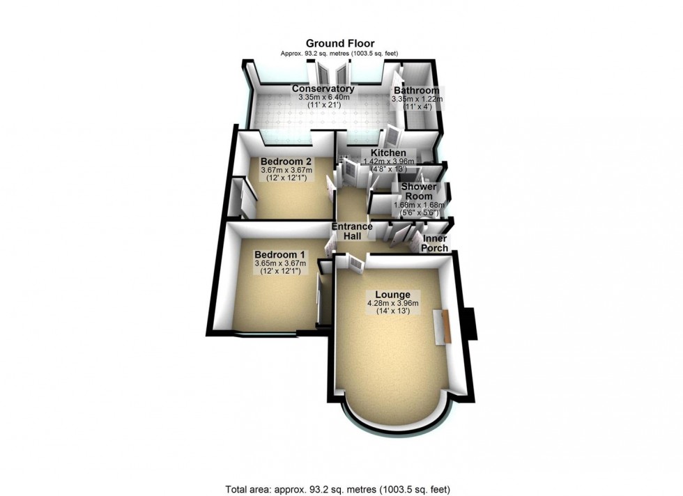 Floorplan for North End, Higham Ferrers, Rushden