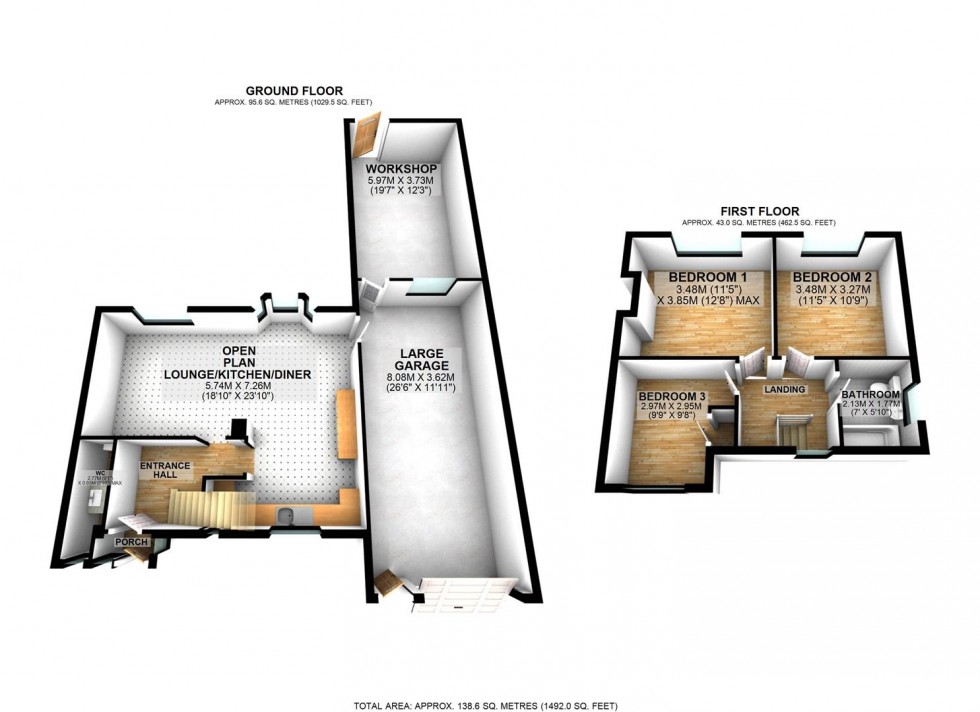 Floorplan for Edinburgh Road, Wellingborough