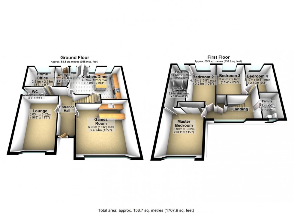Floorplan for Park View, Barton Seagrave