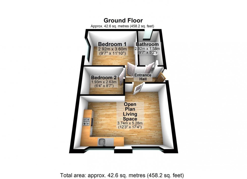 Floorplan for Palace Gate, Irthlingborough, Wellingborough