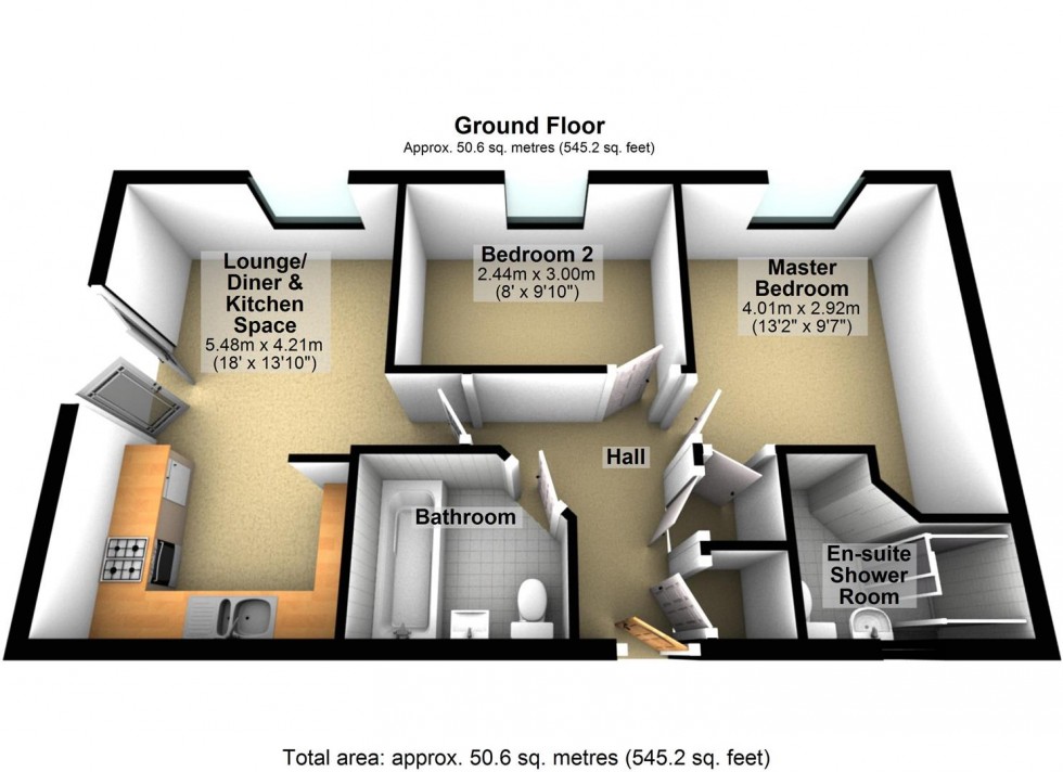 Floorplan for Bluebell Close, Wellingborough