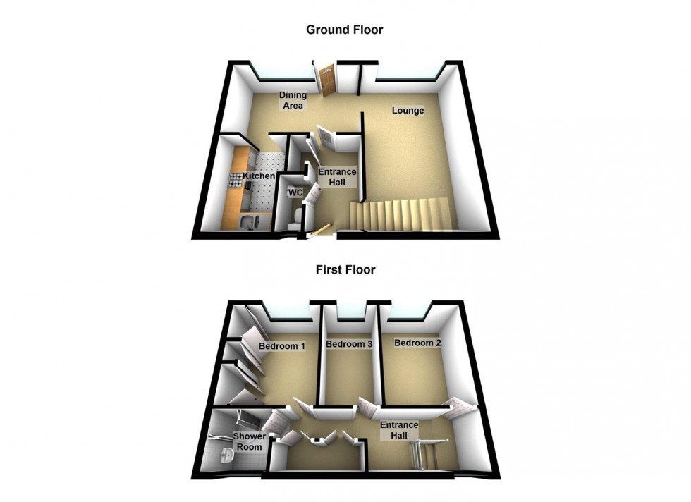 Floorplan for Hawkshead, Wellingborough