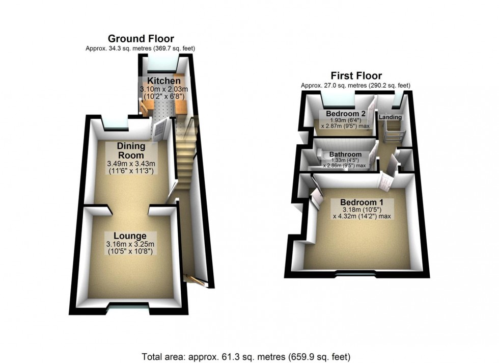 Floorplan for New Street, Wellingborough