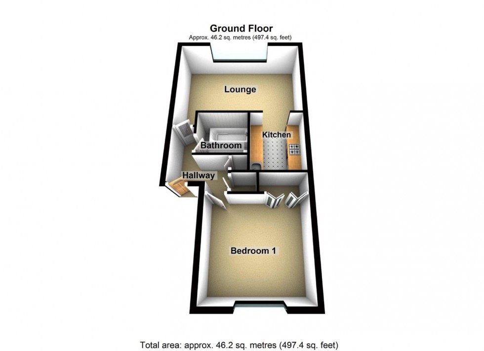 Floorplan for Compton Way, Earls Barton