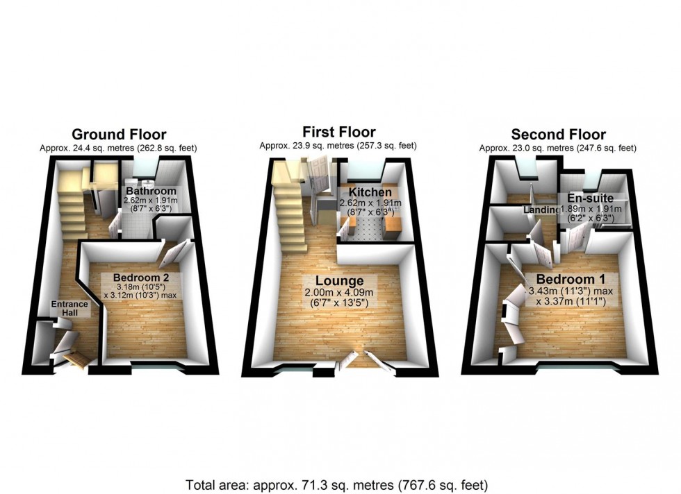 Floorplan for St Marys Paddock, Wellingborough