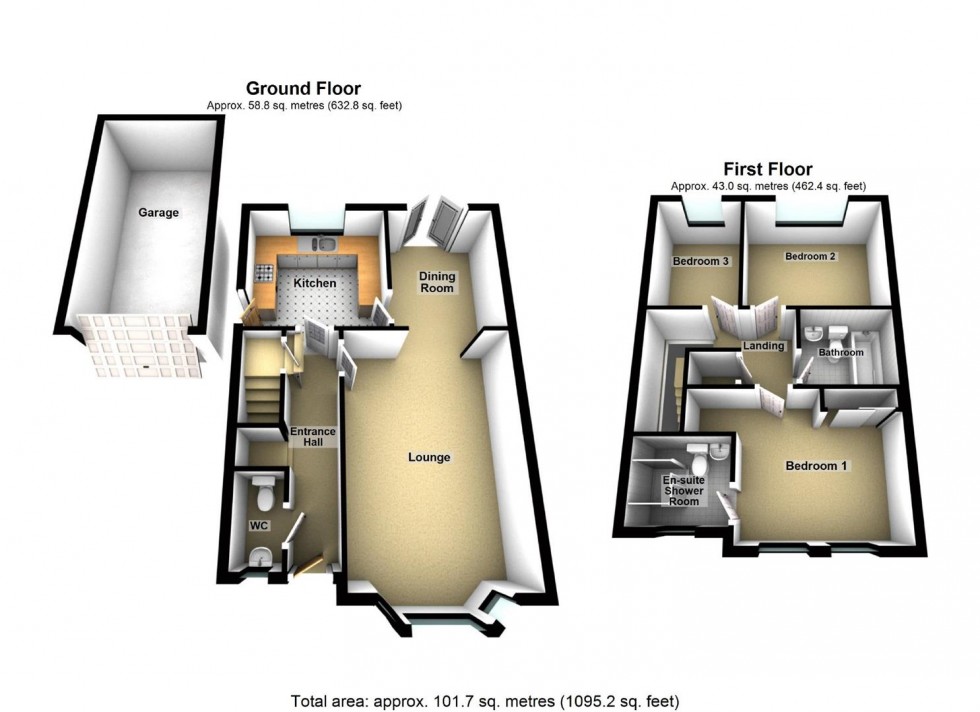 Floorplan for Juglans Grove, Wellingborough