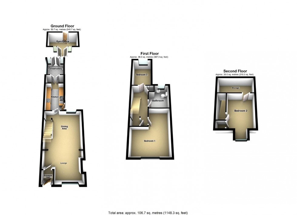 Floorplan for Colwell Road, Wellingborough