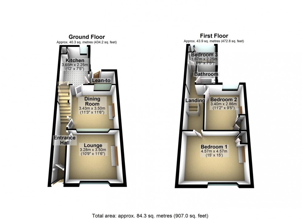 Floorplan for Newtown Road, Little Irchester, Wellingborough