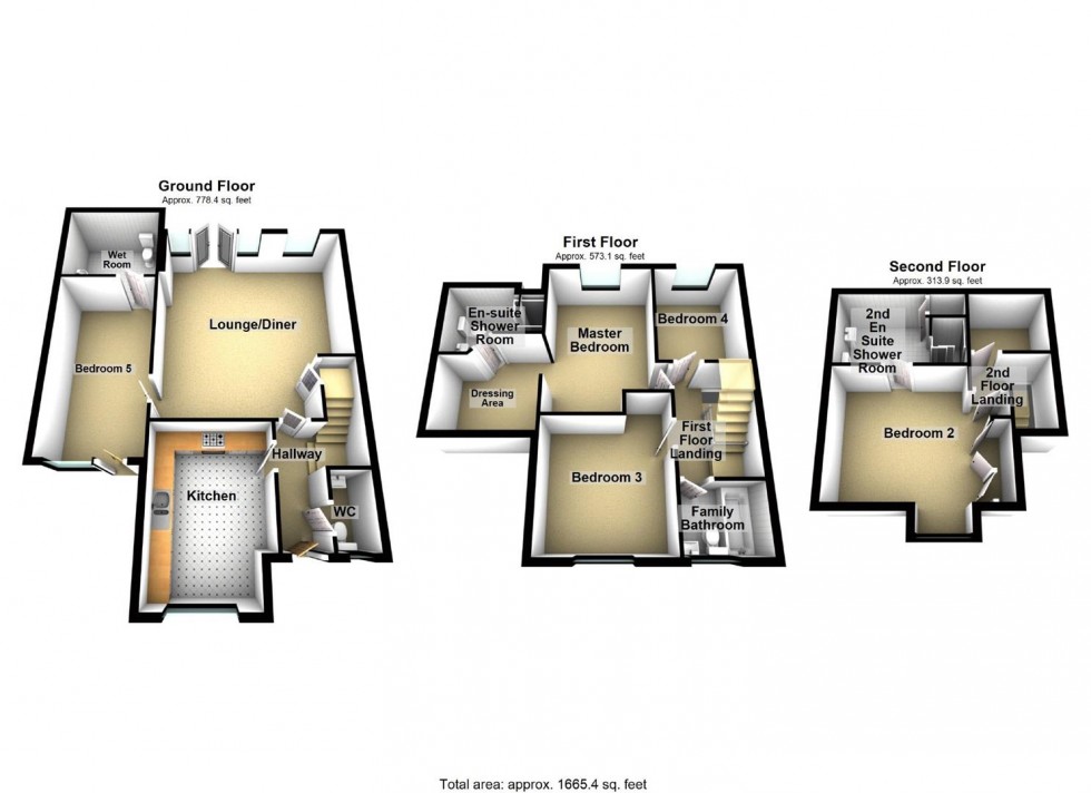 Floorplan for Harrowden Gardens, Wellingborough