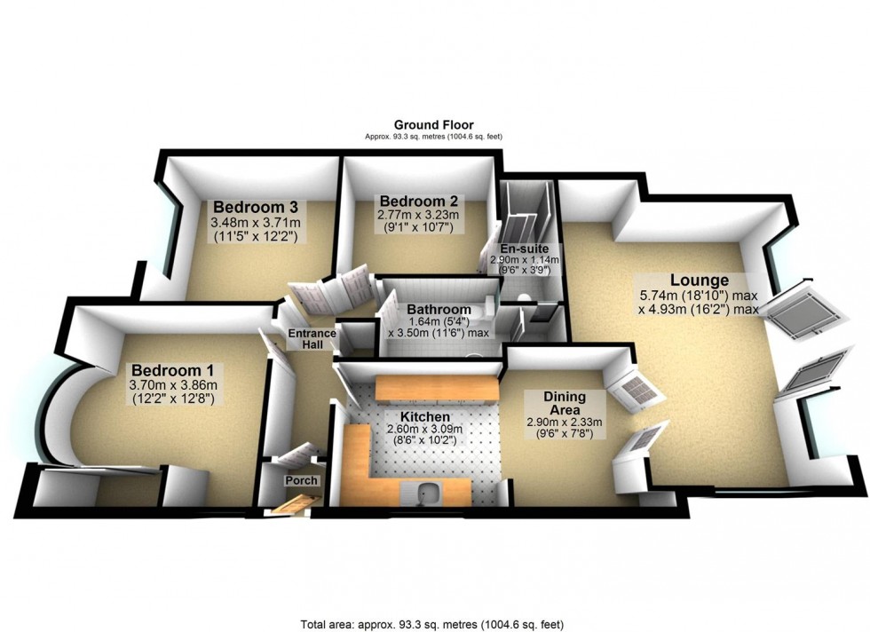 Floorplan for The Pyghtle, Wellingborough