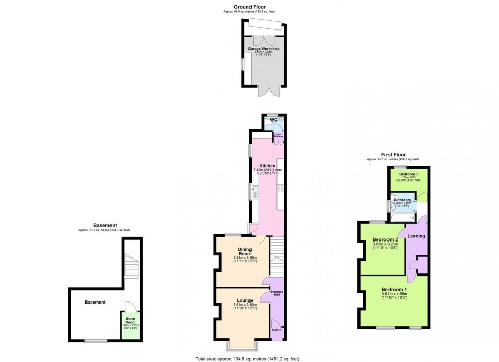 Floorplan for North Street, Wellingborough