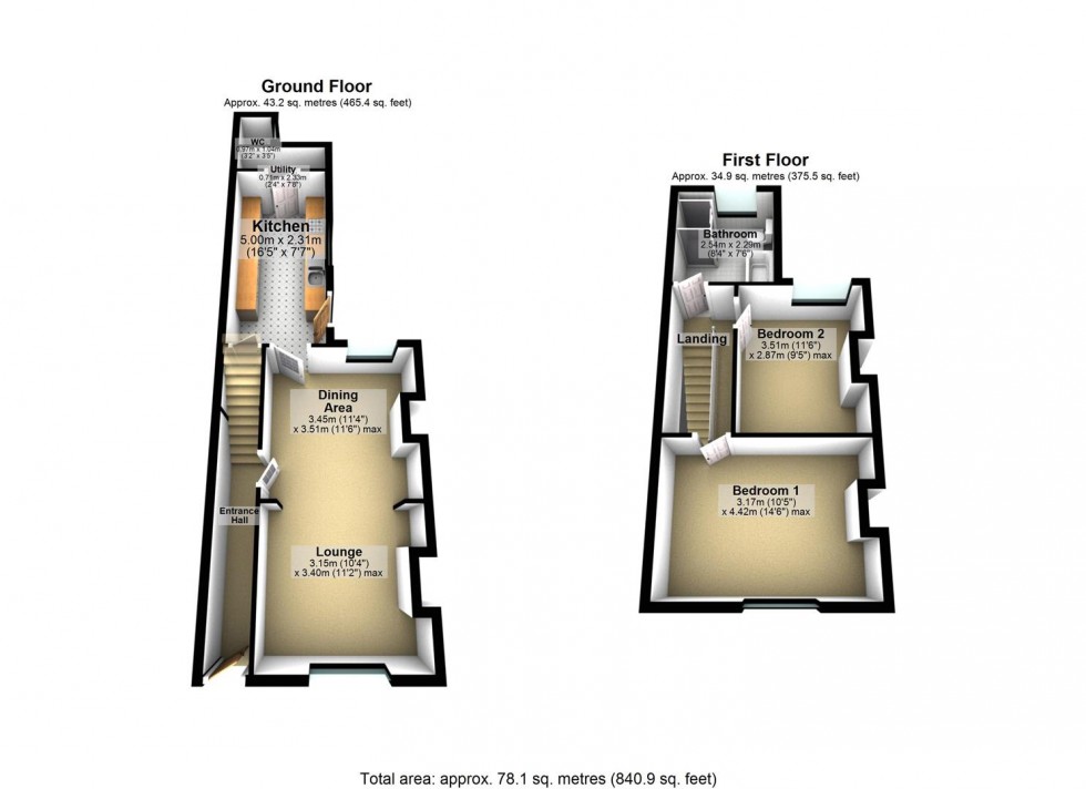 Floorplan for Victoria Street, Earls Barton