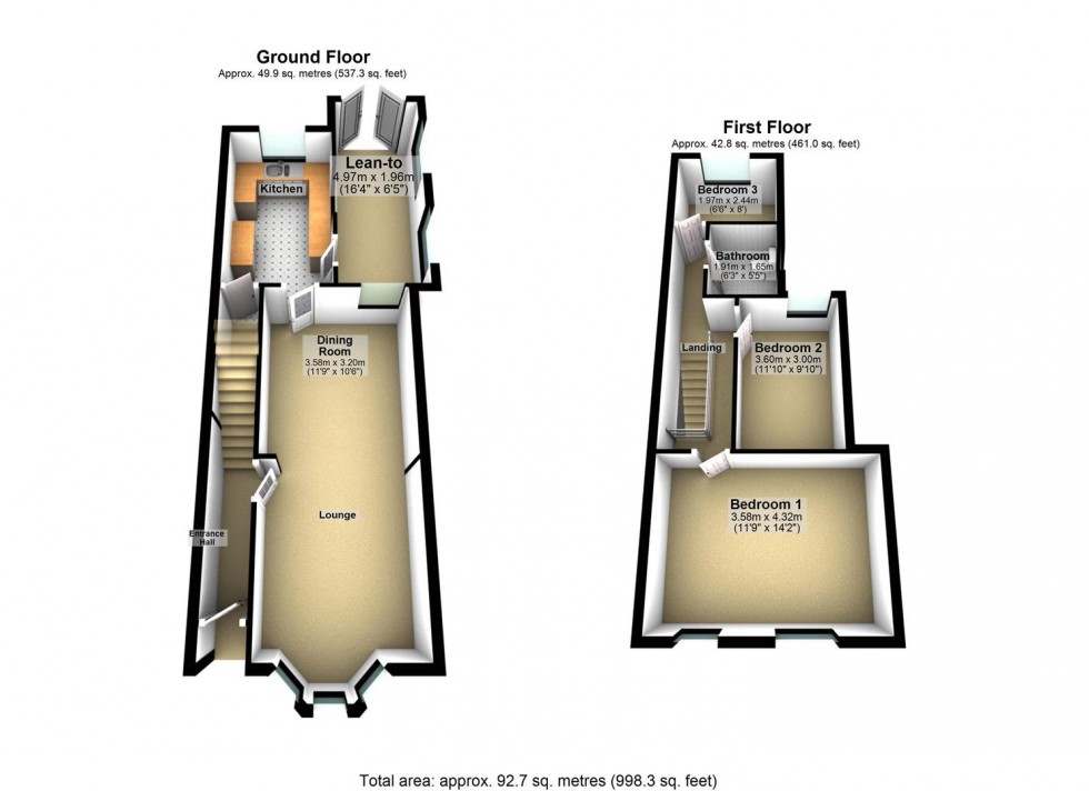 Floorplan for Alexandra Road, Wellingborough