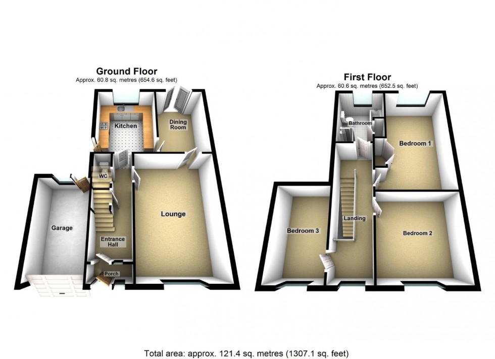 Floorplan for Hookhams Path, Wollaston