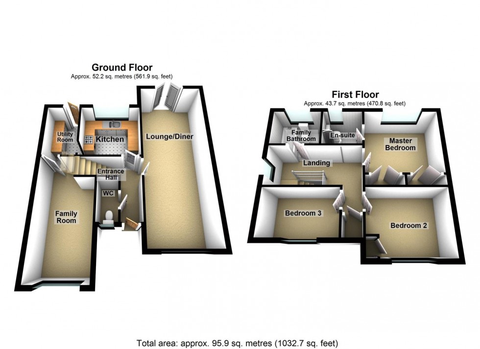 Floorplan for Hatfield Close, Wellingborough