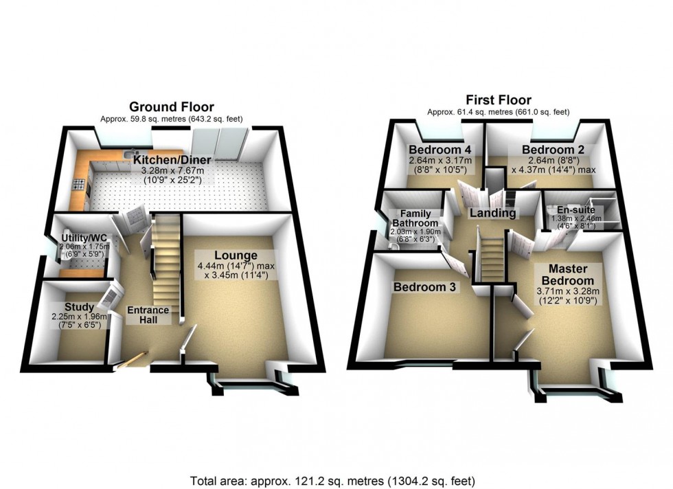 Floorplan for Astwell Road, Wellingborough