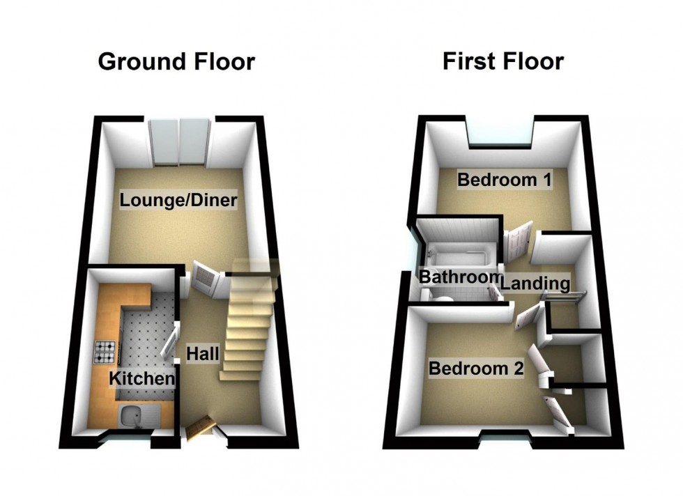 Floorplan for Charles Street, Wellingborough