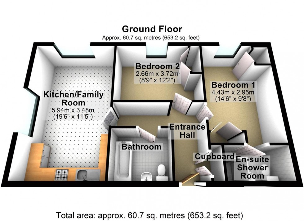 Floorplan for Carlin Close, Glenvale Park, Wellingborough