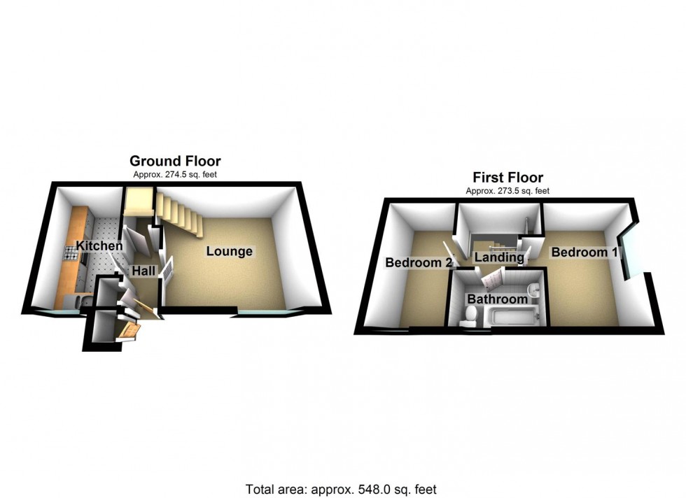 Floorplan for Senwick Drive, Wellingborough