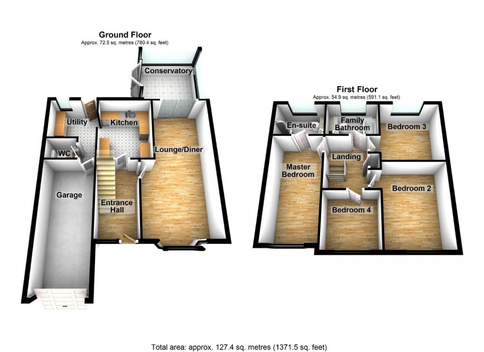 Floorplan for Grange Road, Wellingborough