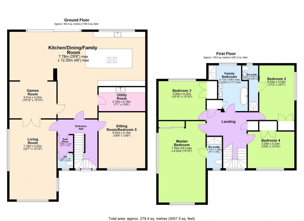 Floorplan for Hardwick Road, Wellingborough