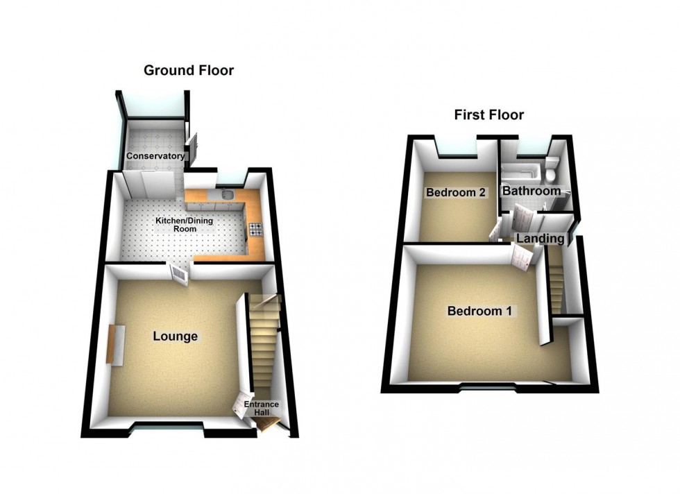 Floorplan for Wentworth Road, Finedon
