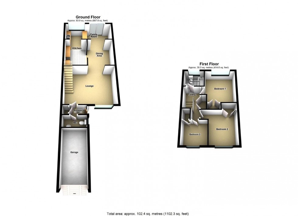 Floorplan for The Banks, Wellingborough
