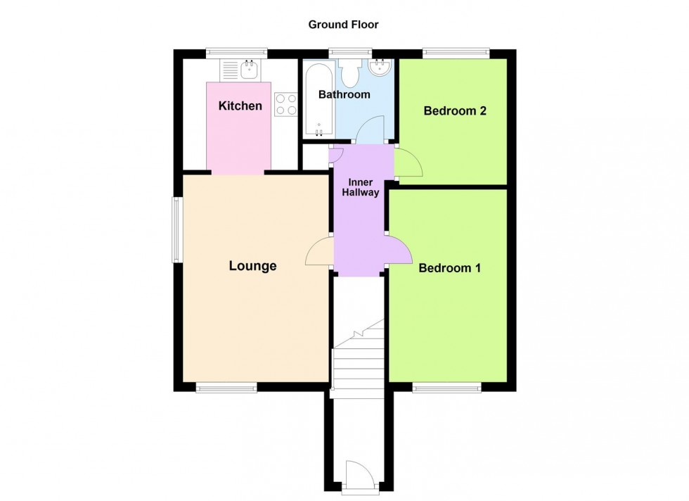 Floorplan for 4 Castle MewsWellingboroughNorthants