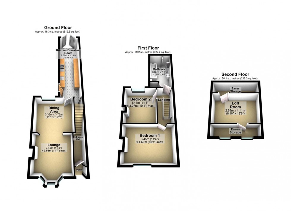 Floorplan for Wollaston Road, Irchester, Wellingborough