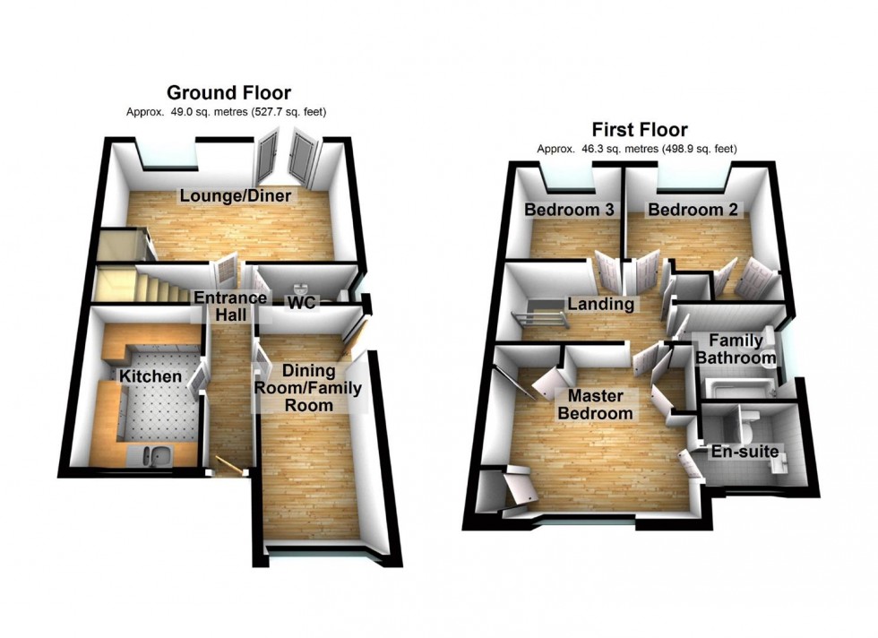 Floorplan for Orwell Close, Wellingborough