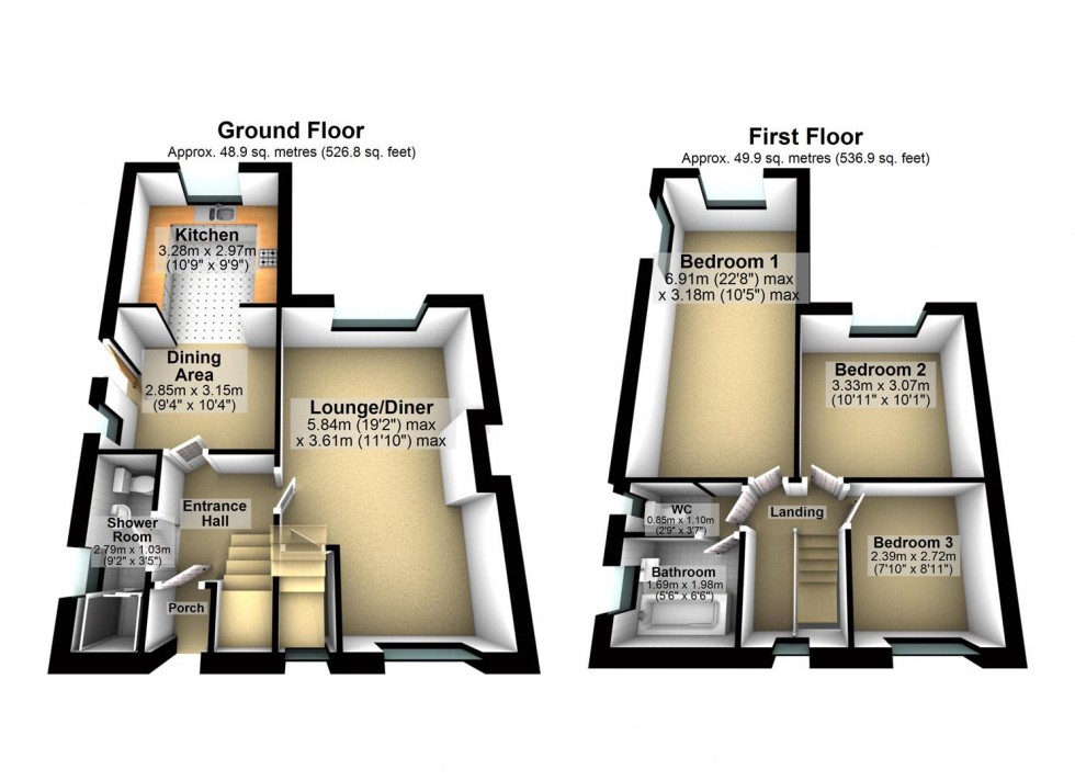 Floorplan for Windsor Road, Wellingborough