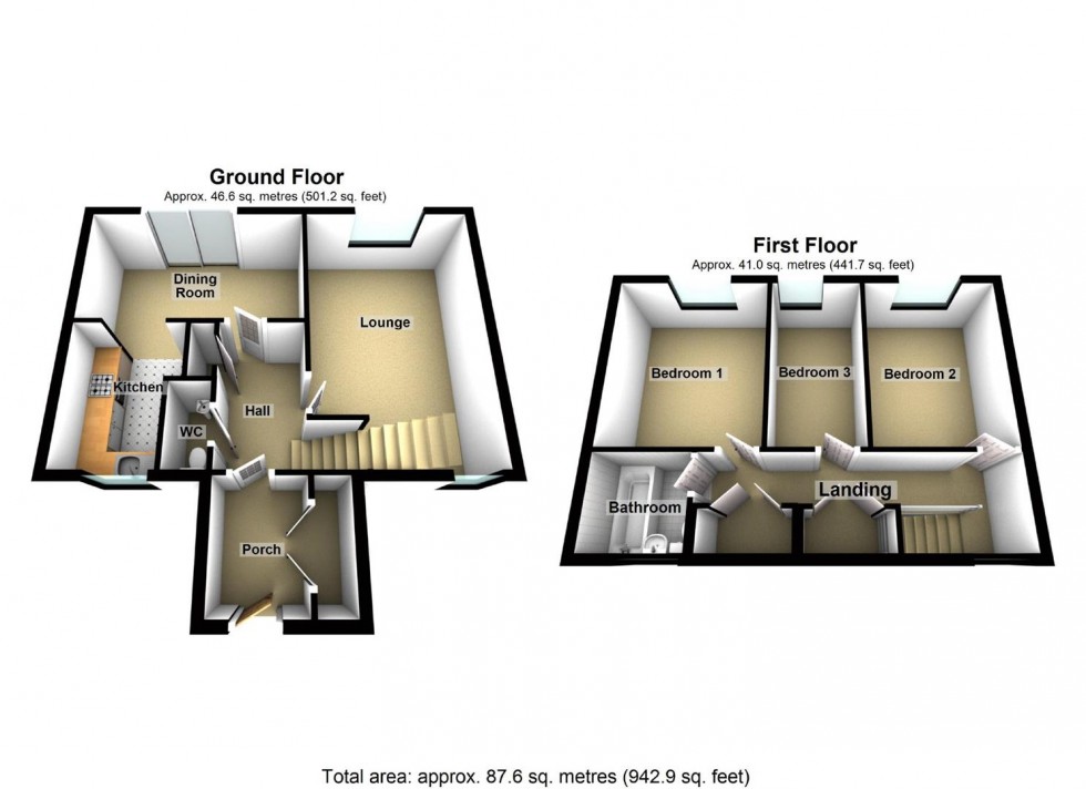Floorplan for Keswick, Wellingborough