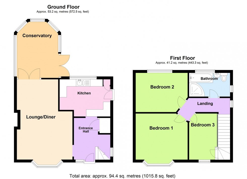 Floorplan for Ridgeway, Wellingborough