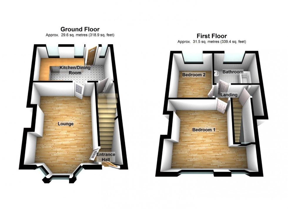 Floorplan for Mill Road, Wellingborough
