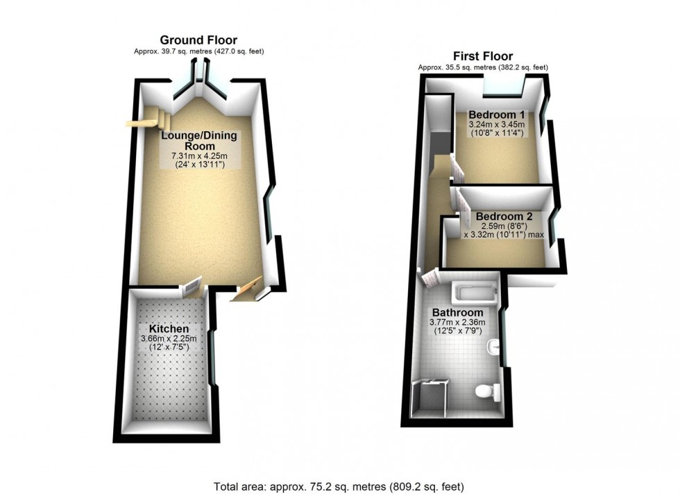 Floorplan for Winstanley Road, Wellingborough