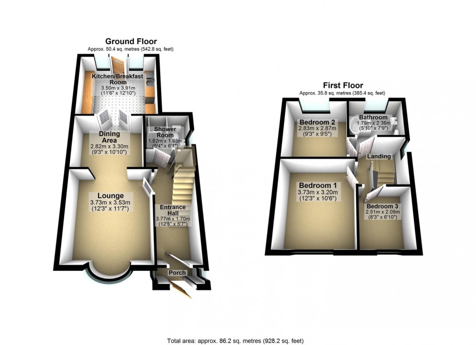 Floorplan for Brickhill Road, Wellingborough
