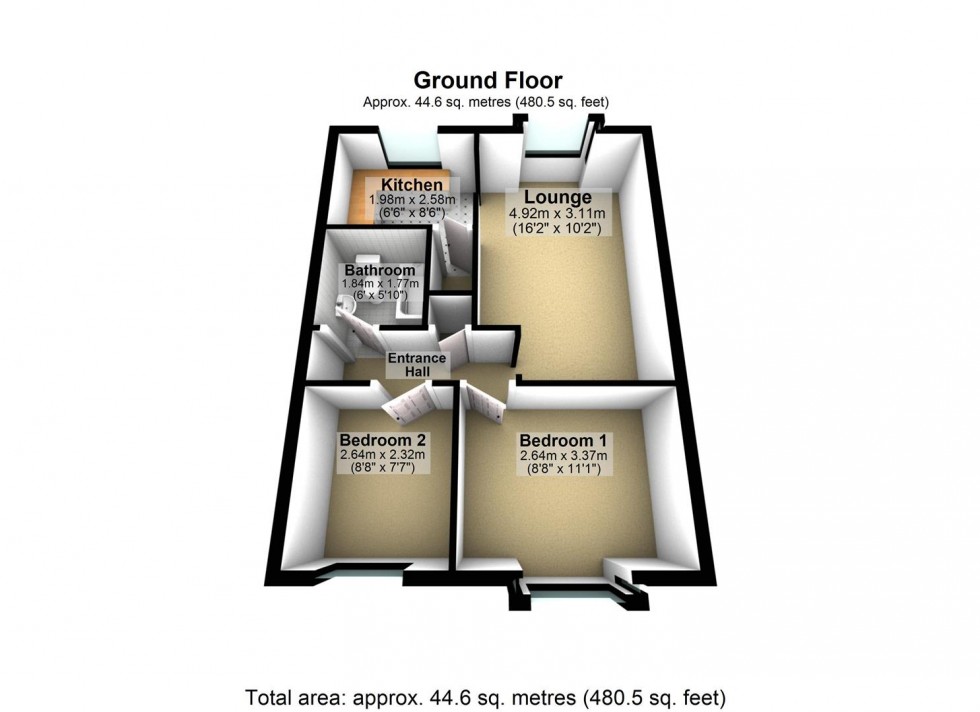 Floorplan for York Road, Wellingborough